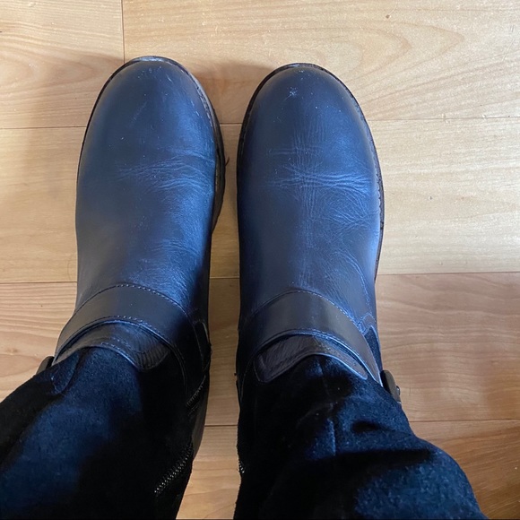 High Over The Knee Leather Winter Boots - Picture 6 of 10